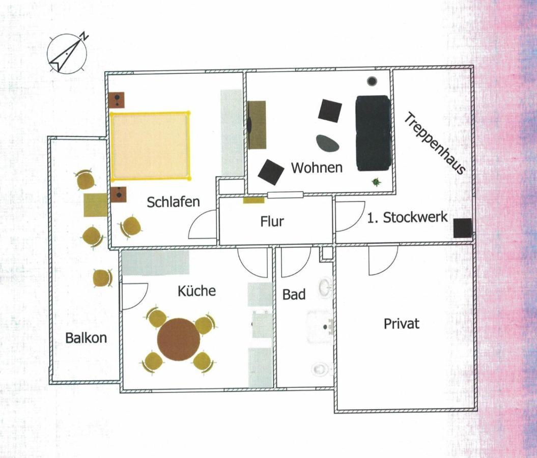 Ferienwohnung Muench Mit Balkon Grossheubach Exterior photo